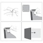 Magnetická tabuľa Nobo 36x36cm modrá
