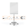 Sklenený flipchart Nobo Diamond 700x1000 mm