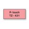 Samolepiaca páska Brother TZe-421 9 mm červená/čierna