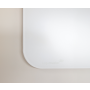 Tabuľa GLASSBOARD matná oblé rohy 100x200, šedá