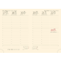 Diár New Praga týždenný A5 14,3x20,5cm čierny 2025