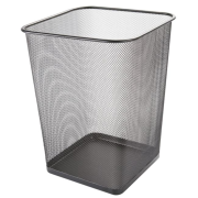 Drôtený kôš 18l hranatý čierny