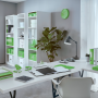 Zošívačka Leitz NeXXt WOW 5528 mini zelená