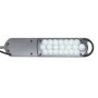 Lampa stolná LED MAUL Atlantic so svorkou strieborná