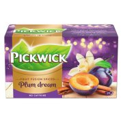 Čaj PICKWICK slivky s vanilkou a škoricou HB 20 x 2g