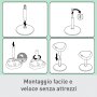 Ergonomická balančná stolička Leitz Ergo na sedenie, svetlo šedá