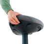 Ergonomická balančná stolička Leitz Ergo na státie, svetlo šedá
