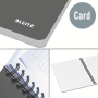 Blok Leitz Office Card A4 90 listov linajkový červený