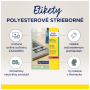 Etikety polyesterové veľmi odolné 45,7x21,2mm Avery A4 strieborné 20 hárkov