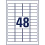 Etikety Avery 45,7 x 21,2 mm, ultra odolné biele