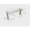 Pracovný stôl Flex, 80x75,5x80 cm, agát/kov