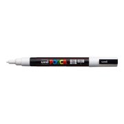 Popisovač uni POSCA PC-3M biely