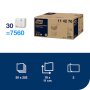 Toaletný papier 2-vrstvový skladaný extra jemný TORK Premium T3, 252 ks