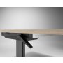 Sklápací stôl CLASSIC 180 cm, bez dosky, podnož čierna