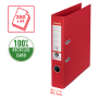 Zakladač pákový Esselte No. 1 CO2 neutrálny, 50 mm - červená