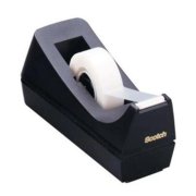 Dispenzor s páskou Scotch Magic C-ST, 19mm x 33m, čierna/strieborná Odvíjač lepiacej pásky Scotch®