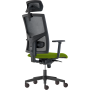 Kancelárska stolička GAME Šéf SYN zelená (Bombay 38) + PDH + podrúčky P44
