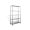 Policový regál s 5 kovovými policami, základný modul, š.106 x h.43 x v.200 cm