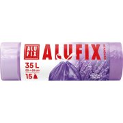Vrecia na odpad zaväzovacie s vôňou levandule 35l/15ks, 50x60cm, fialové, HDPE