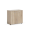 Policová skriňa BASIC, so zámkom, 80x40x76,5cm, dub Sonoma