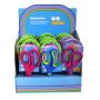 Detské nožnice DONAU Soft Grip ostrá čepeľ, 13 cm, mix farieb, displej 30 ks