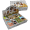 Miniblok DONAU Divé zvieratá, 3D, 40 listov, 6,4x8,25cm, mix motívov, display 80 ks
