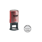 Pečiatka Trodat Printy dater 46145 Ø 45mm - odtlačok zelený