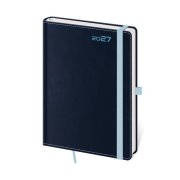 Diár DOUBLE BLUE týždenný A5 14,3x20,5cm 2027