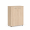 Policová skriňa BASIC, so zámkom, 80x40x111,7cm, agát svetlý