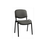 Konferenčná stolička ISO N sivá D5, kostra čierna
