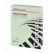 Farebný papier Office Depot A4, pastelová zelená, 80 g/m2
